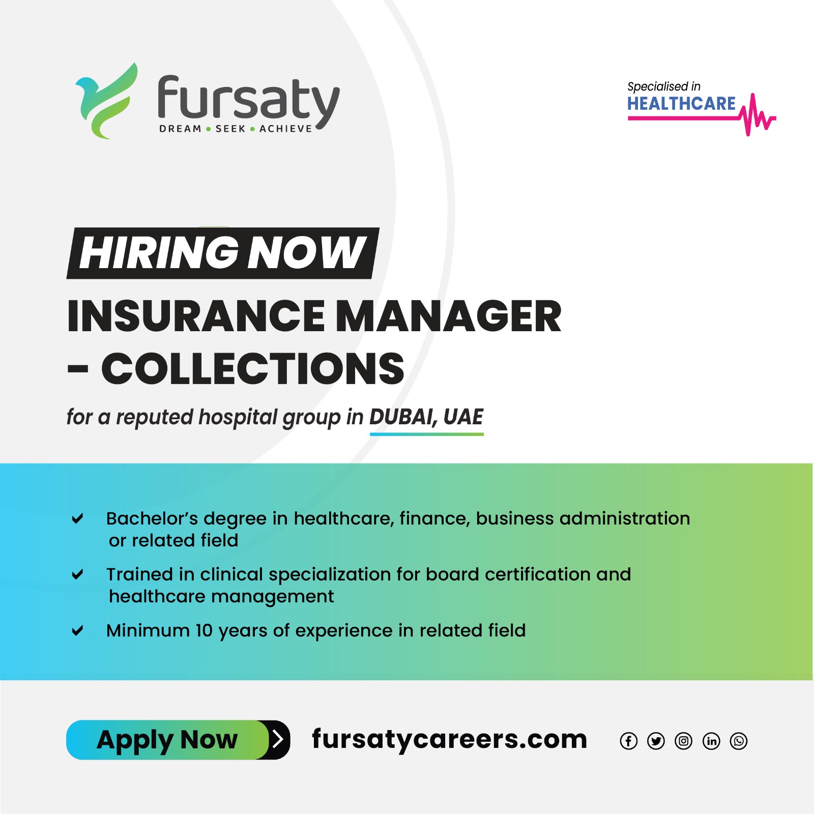 Insurance Manager - Collections