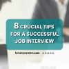 Crucial tips for a successful job interview
