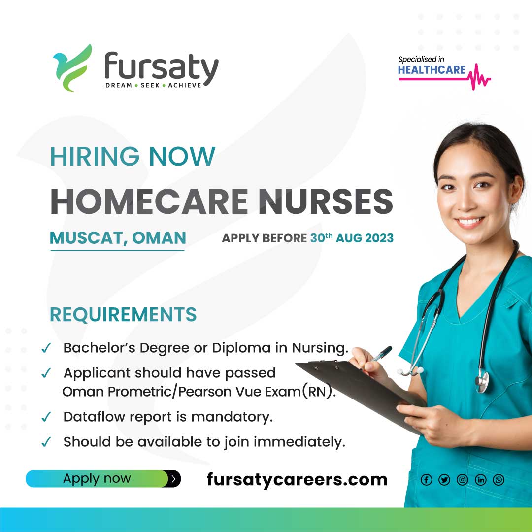 Homecare Nurse (Muscat, Oman)